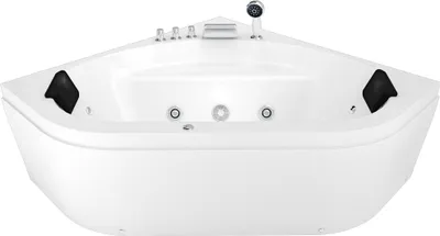 Produktbild von Whirlpool Pool Badewanne Eckwanne Wanne W20 140x140cm mit Farblichtherapie