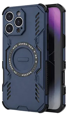 Produktbild von Techsuit - ArmorMag Schutzhülle für iPhone 16 Pro - blau