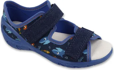 Produktbild von Sandalen Befado Sunny 063X030 blau Lederinnensohle