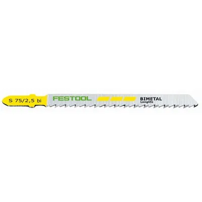 Produktbild von FESTOOL Stichsägeblatt, Holz-Feinschnitt HS 75/2,5 BI/5 - Nachfolger: 204256