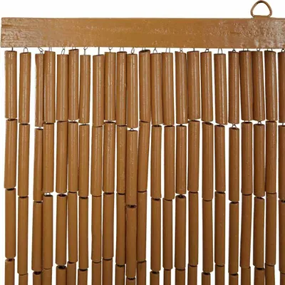 Produktbild von Insekten-Türvorhang Palmendruck 100x200 cm Bambus