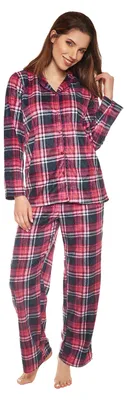 Produktbild von Selente Sweet Dreams kuscheliger, 2-teiliger Damen Hausanzug aus weichem Flanell