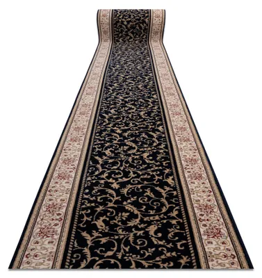 Imagen del producto de Corredor de lana NAIN Ornamento 2904 51011 beige /  oscuro 80cm azul 80x750 cm