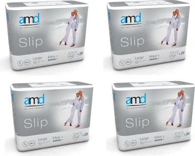 Produktbild von amd slip large maxi plus 00000+, 20Stk Inkontinenzhosen Windelhose Windeln