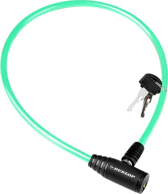 Image de Dunlop - Câble, antivol pour vélo (vert)