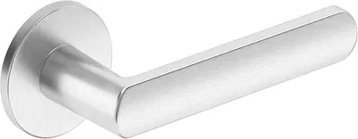 Image de Poignée de porte Luna R Slim nickel mat
