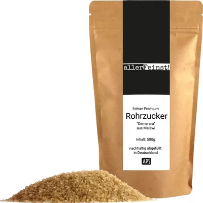 Produktbild von Echter Premium Rohrzucker aus Malawi (Ostafrika) - 500g