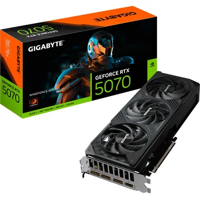 Produktbild von GIGABYTE GeForce RTX 5070 WINDFORCE SFF 12G, Grafikkarte, (DLSS 4, 3x