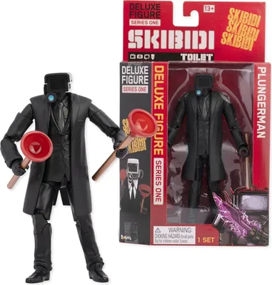 Image de SKIBIDI Toilet Deluxe Figure PLUNGERMAN Collectible Figure