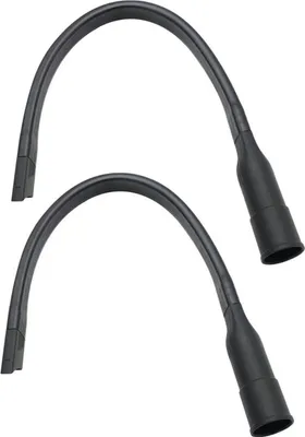 Image de 2 x suceur à fentes extra long 62cm flexible avec adaptateur intégré pour raccord d'aspirateur 32 et 35 mm, suceur flexible pour les espaces étroits - Idéal pour la voiture, les meubles et les endroits difficiles d'accès