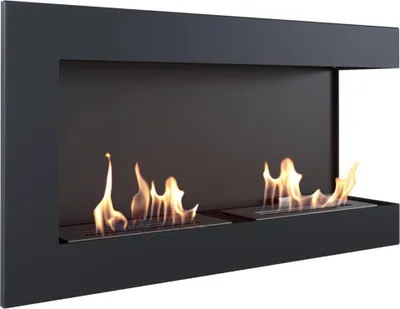 Obrázek produktu pro Nástěnný krb na bioethanol DELTA 900 vpravo Sada kamenů Deco