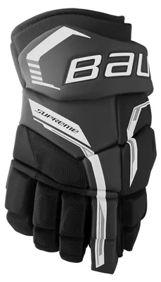Productafbeelding van Bauer Supreme F40 handschoenen, intermediate maat, zwart/wit, 12 inch