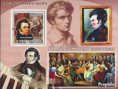 Produktbild von Briefmarken Sao Tome e Principe 2008 Mi Block625 (kompl.Ausg.) postfrisch Franz Schubert