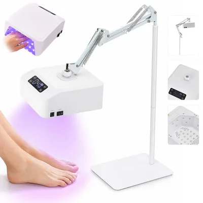UV-Nagellampe 78 W, 2-in-1, kabellos, 4 Timer, Sensor