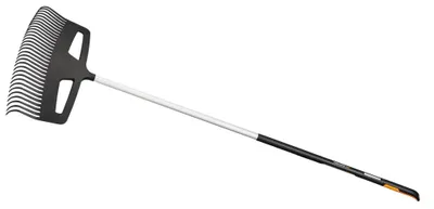 Obrázek produktu pro Fiskars Xact, Hrábě na listí, Černá, Nerezová ocel, Hliník, Černá, Nerezová ocel, 1 kusů, 176,5 cm