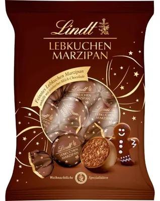 Produktbild von Lindt Lebkuchen Marzipan Kugeln 100g
