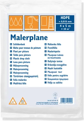 Produktbild von Color Expert Abdeckplane HDPE 10 my 4 x 5 m 20 m²