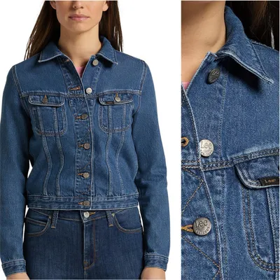 Produktbild von LEE Damen, Jeansjacke RIDER JACKET, XS, Blau, jeansmantel, , jeansjacken