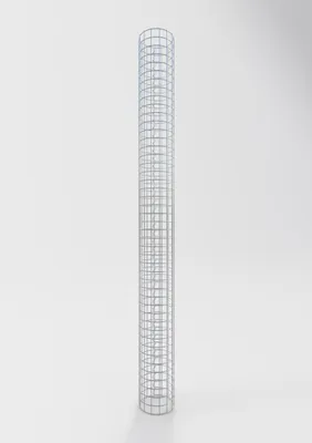 Produktbild von Gabionensäule rund 22  cm Durchmesser, 230  cm Höhe, Maschenweite 5 cm x 5 cm