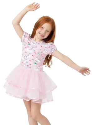 Produktbild von Einhorn Theodor Ballerina Faschingskostüm Kinder Kindergröße: 116
