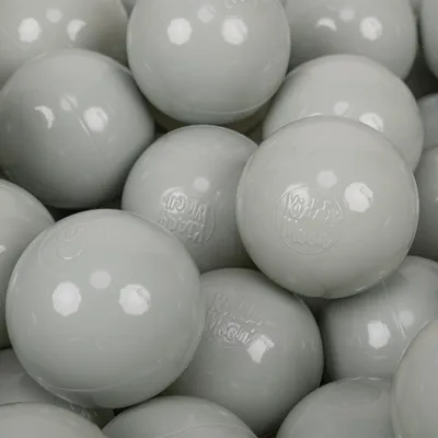 Immagine prodotto di KiddyMoon 700 palline/7cm palline per bambini palline da gioco per il bagnetto palline di plastica ordinarie in UE, colore verde-grigio