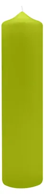Produktbild von Spitzkopf Stumpen Kerzen Lime 30 x Ø 6 cm, 6 Stück