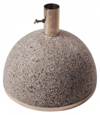 Image de Pied de parasol en granit - D. 35,5 cm x H. 25,5 cm - Gris