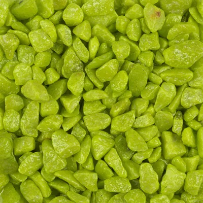 Produktbild von Dekosteine Farbsteine 9-13mm - 1kg Bunte Steine APFELGRÜN
