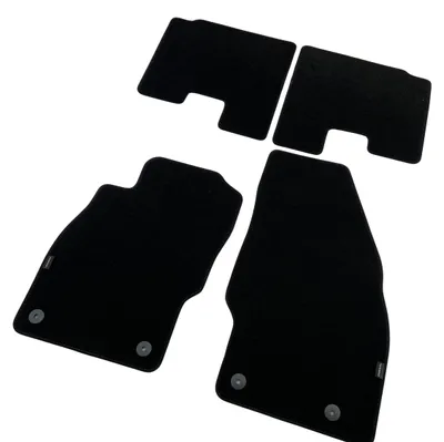 Produktbild von Opel Adam Fußmatten schwarz Velours Gummi mit Logo Original