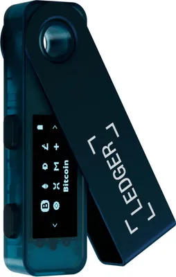 Obrázek produktu pro Ledger Nano S Plus, Bitcoin, Dash, Dogecoin, Ethereum, Litecoin, NFT, EAL5+, Hardwarová peněženka s USB klíčem, Modrá, Plast, Nerezová ocel, USB
