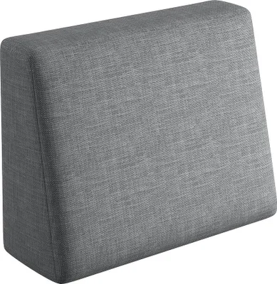 Produktbild von sunnypillow Palettenkissen mit abnehmbarem Bezug Seitenkissen 60x40x20/10cm Grau