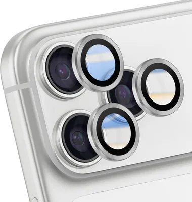 Obrázok produktu pre Avizar, Kryt objektívu iPhone 17 Pro Max so zosilneným rámom, strieborný