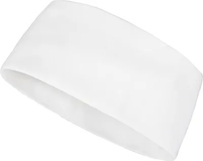 Produktbild von modAS Uni Stirnband Maritim für Erwachsene - Ohrwärmer zweilagig aus Baumwolle in Weiß Größe 3 - bis 60 cm Kopfumfang (Erwachsene)