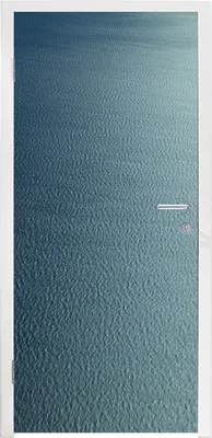Produktbild von MuchoWow® Türtapete Selbstklebende Türfolie Meer - Blau - Wellen 90x205 cm Türposter Türaufkleber Klebefolie Türklebefolie - Türaufklebern