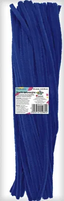 Produktbild von Dekodrahtausschnitt marineblau 0,6x30 cm 50 Stück Titanum