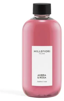 Immagine prodotto di Millefiori Milano, ricarica per diffusore Ambra & Rosa, 250 ml
