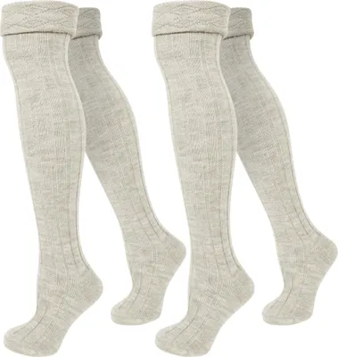 Produktbild von normani 2 Paar Overknees gerippt mit Umschlag