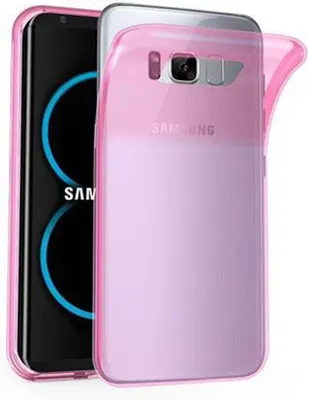 Produktbild von Cadorabo Hülle für Samsung Galaxy S8 Schutz Hülle in Pink Schutzhülle TPU Silikon Cover Etui Case