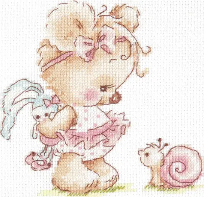 Produktbild von Magic Needle Zweigart Edition Kreuzstich-Set "I'm Friends with You!", 13x13cm