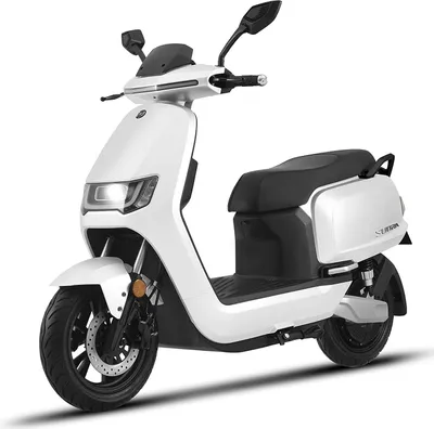 Produktbild von Elektroroller Panther 3000W, 45km/h, Straßenzulassung, 60km RW, Li-Akku, mit App, Weiß