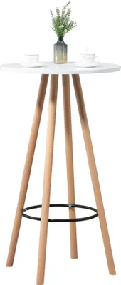 Produktbild von CLP Stehtisch Livia rund natur/weiß