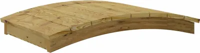 Obrázek produktu pro vidaXL Zahradní most 110x74 cm z masivního impregnovaného borovicového dřeva