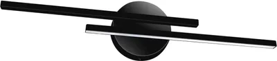 Produktbild von LED Spiegelleuchte Metall IP44 4100 K neutralweißes Licht 780 lm 55 cm breit Schwarz länglich