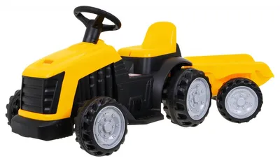 Image de Tracteur Avec Remorque Jaune