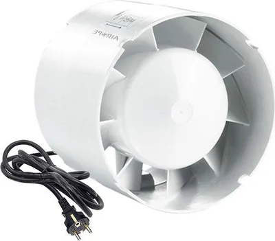 Image de Ventilateur axial silencieux 125 mm, 190 m³/h, 16 W, économe en énergie