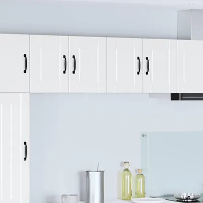Produktbild von Möbel Wandschrank PORTO 2 Stk. Weiß Holzwerkstoff - Küchenschränke &3032