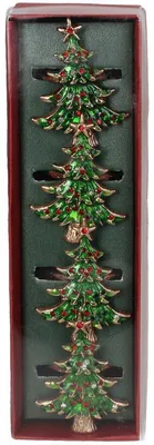 Productafbeelding van Servetring, kerstboommotief - groen - 17 x 5 x 5 cm