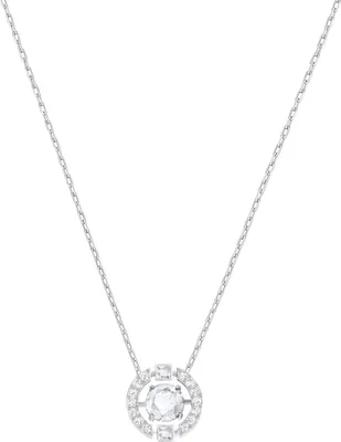 Produktbild von Swarovski Halskette Una 5492234 rhodiniert