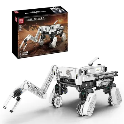 Produktbild von Roboter Programmierbar and Ferngesteuerter APP und Fernbedienung Technik Roboter Bausatz Roboterhund Bauspielzeug Geschenk Wx21075