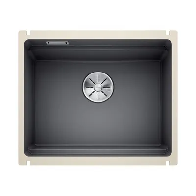 Produktbild von BLANCO ETAGON 500-U Unterbauspüle / Keramik / basalt / Stopfen